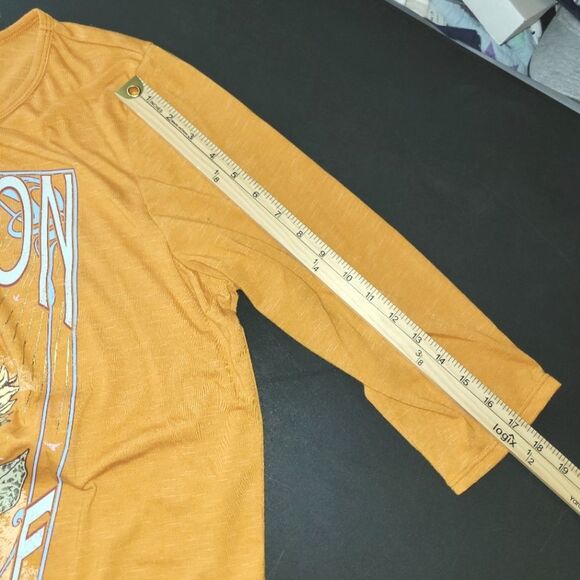 Truself Bloom On The Wild Side Sunflower Top 1X - Picture 10 of 11